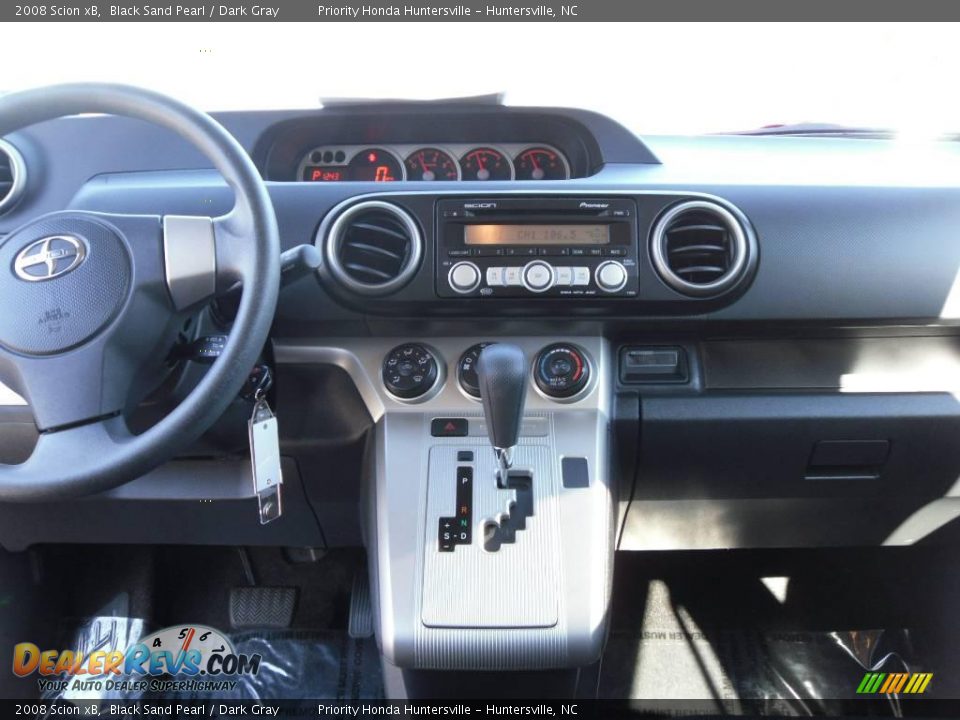 2008 Scion xB Black Sand Pearl / Dark Gray Photo #20