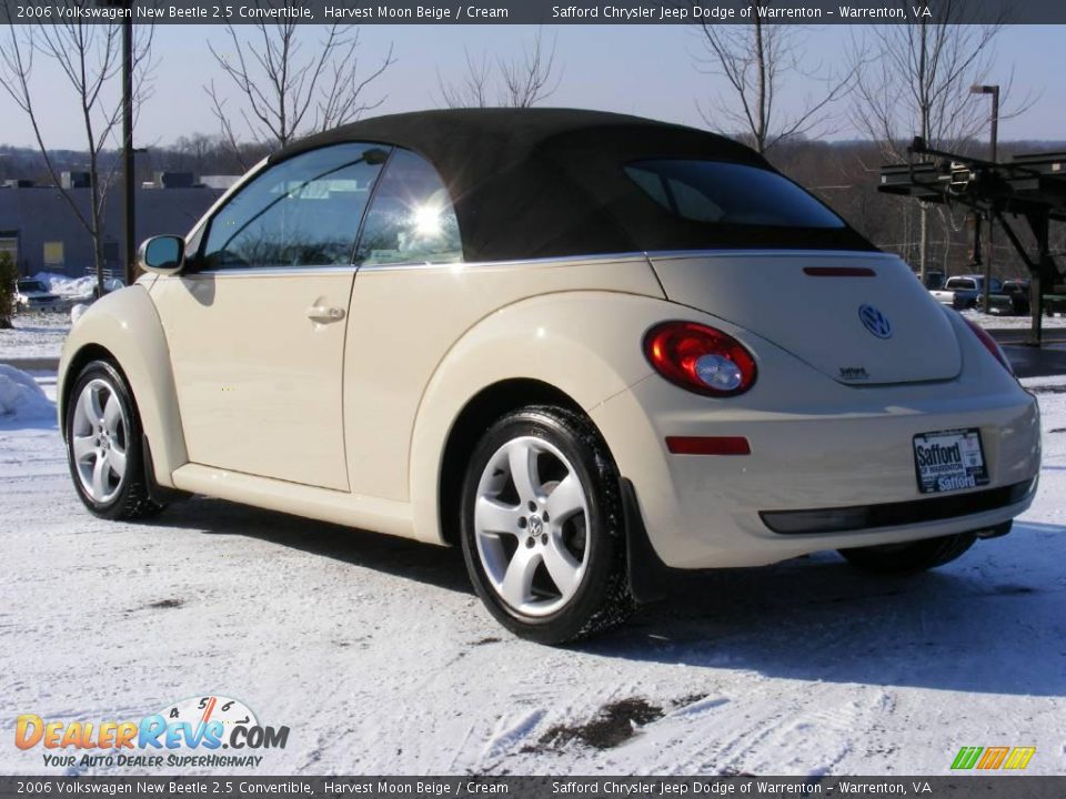 2006 Volkswagen New Beetle 2.5 Convertible Harvest Moon Beige / Cream Photo #12