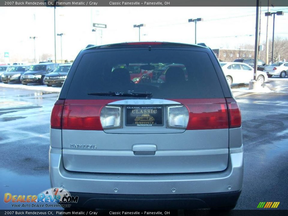 2007 Buick Rendezvous CX Platinum Metallic / Gray Photo #4