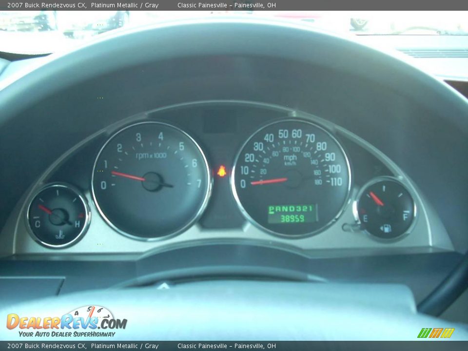 2007 Buick Rendezvous CX Platinum Metallic / Gray Photo #10