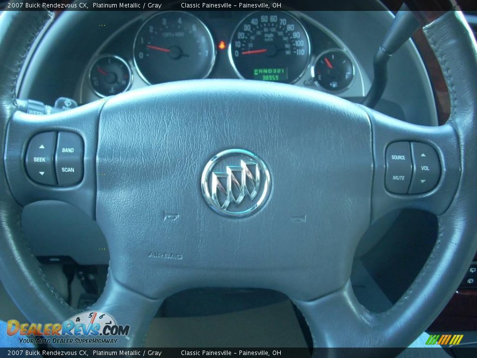 2007 Buick Rendezvous CX Platinum Metallic / Gray Photo #11