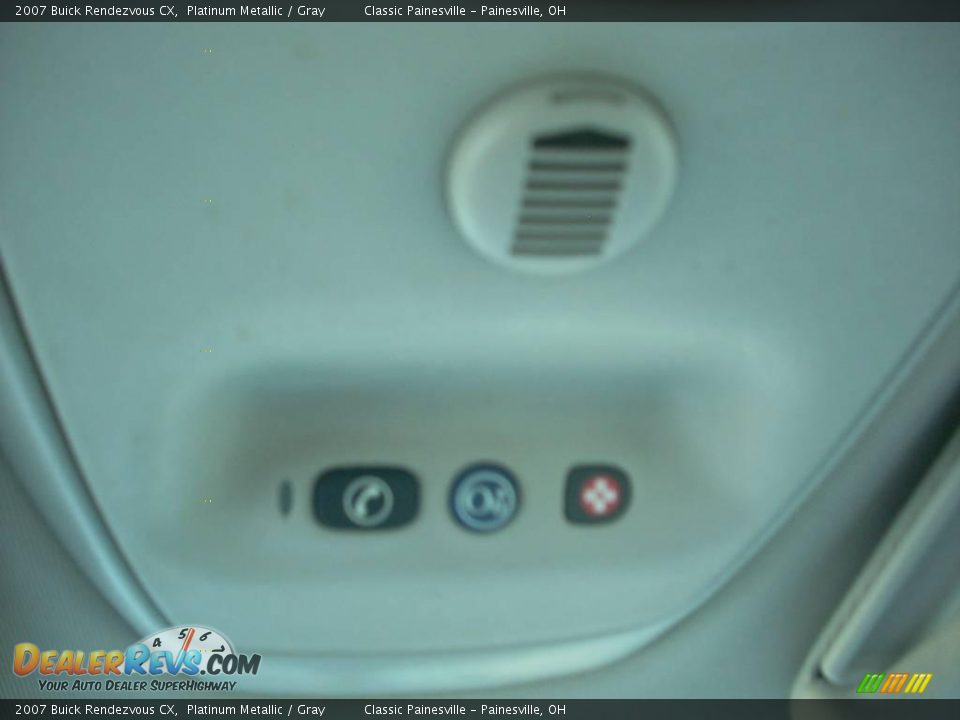 2007 Buick Rendezvous CX Platinum Metallic / Gray Photo #12