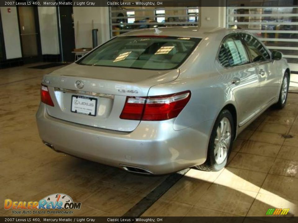 2007 Lexus LS 460 Mercury Metallic / Light Gray Photo #5