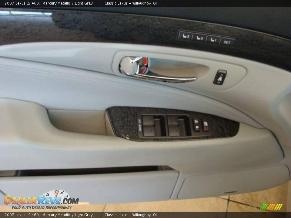 2007 Lexus LS 460 Mercury Metallic / Light Gray Photo #7