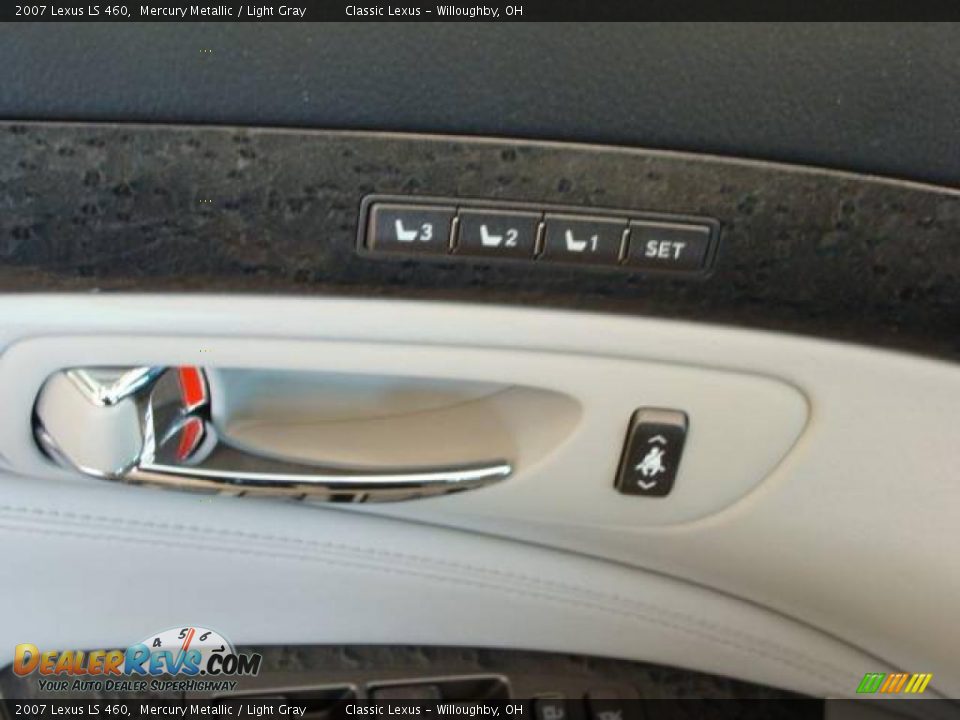 2007 Lexus LS 460 Mercury Metallic / Light Gray Photo #8