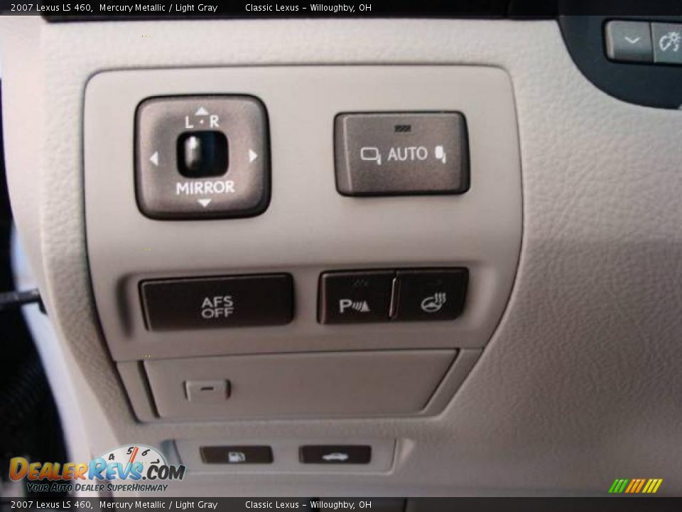 2007 Lexus LS 460 Mercury Metallic / Light Gray Photo #11