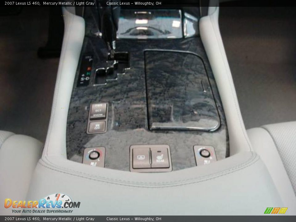 2007 Lexus LS 460 Mercury Metallic / Light Gray Photo #15