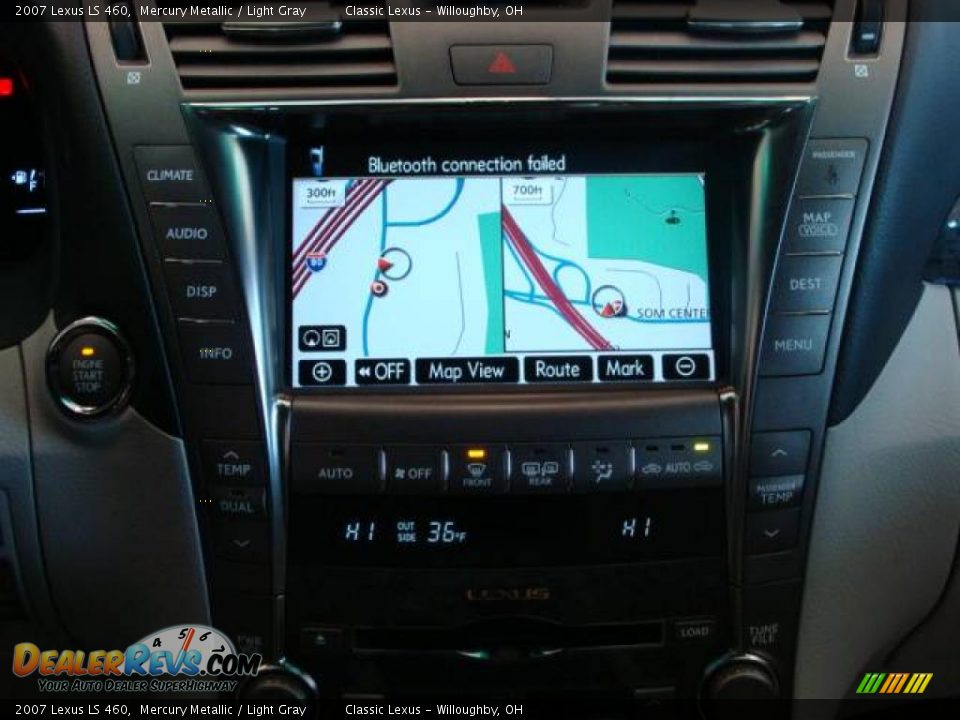 2007 Lexus LS 460 Mercury Metallic / Light Gray Photo #16