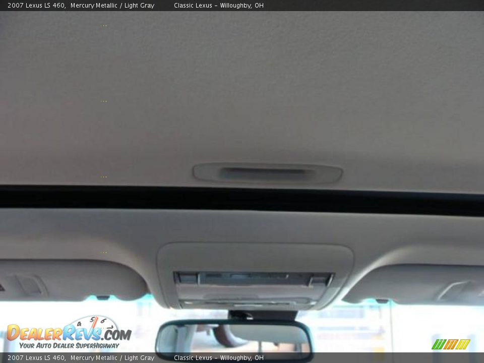 2007 Lexus LS 460 Mercury Metallic / Light Gray Photo #17