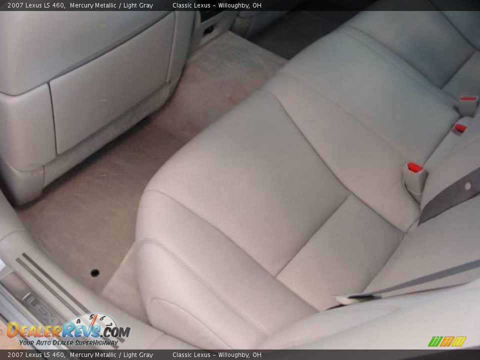 2007 Lexus LS 460 Mercury Metallic / Light Gray Photo #20