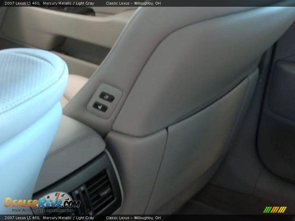 2007 Lexus LS 460 Mercury Metallic / Light Gray Photo #21