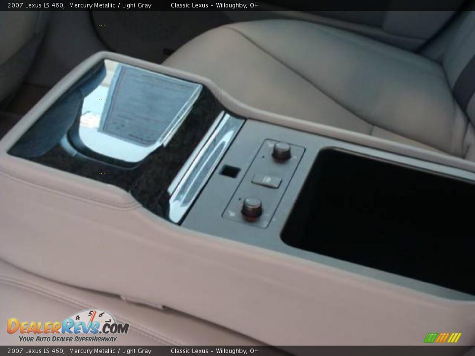2007 Lexus LS 460 Mercury Metallic / Light Gray Photo #22