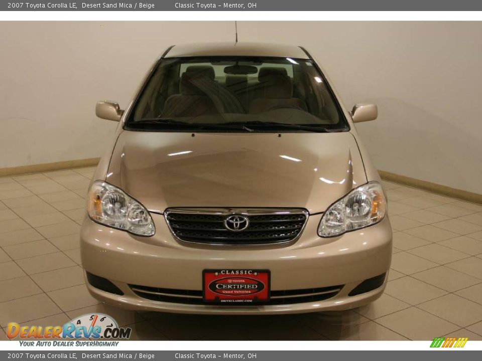 2007 Toyota Corolla LE Desert Sand Mica / Beige Photo #2