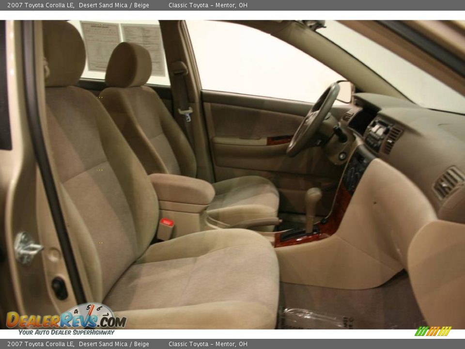 2007 Toyota Corolla LE Desert Sand Mica / Beige Photo #15