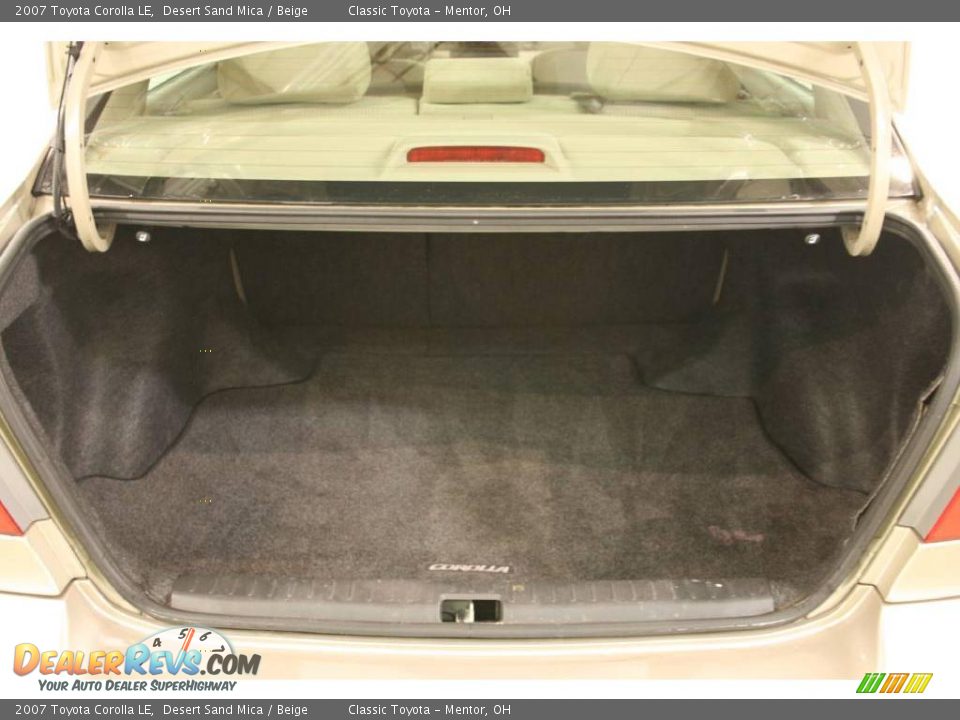 2007 Toyota Corolla LE Desert Sand Mica / Beige Photo #18
