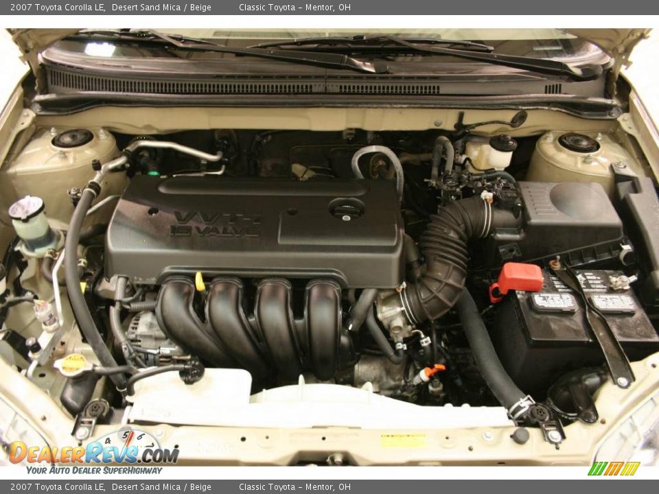 2007 Toyota Corolla LE Desert Sand Mica / Beige Photo #19