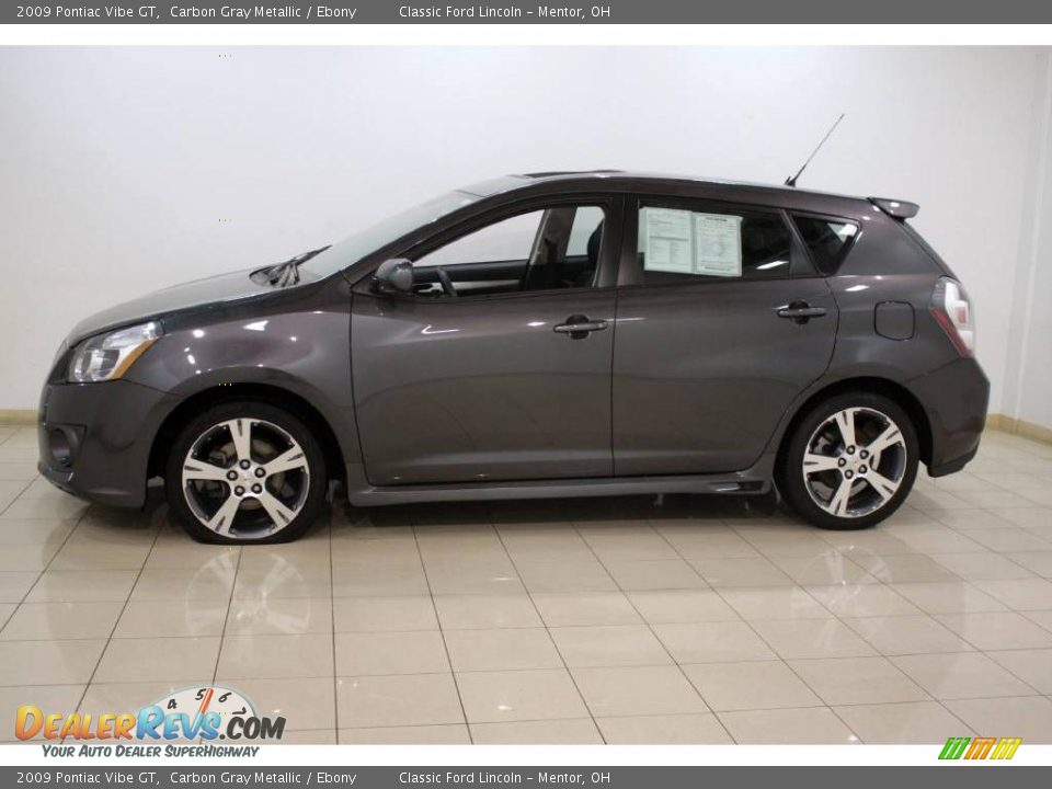 2009 Pontiac Vibe GT Carbon Gray Metallic / Ebony Photo #4