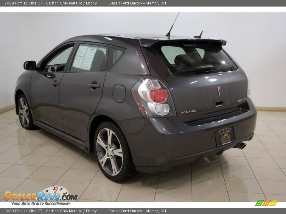2009 Pontiac Vibe GT Carbon Gray Metallic / Ebony Photo #5