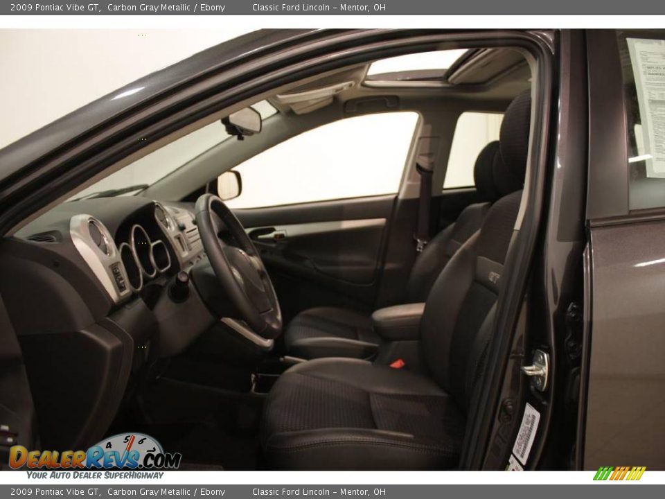 2009 Pontiac Vibe GT Carbon Gray Metallic / Ebony Photo #8