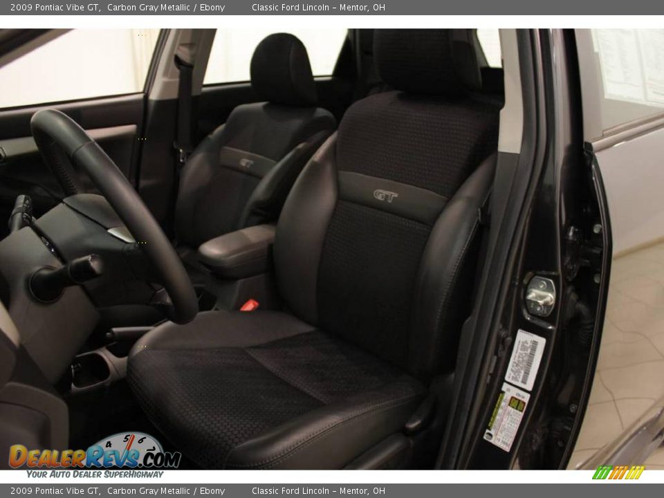 2009 Pontiac Vibe GT Carbon Gray Metallic / Ebony Photo #9