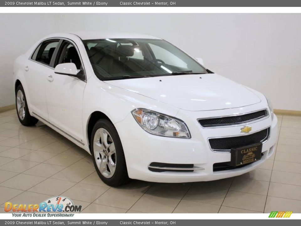 2009 Chevrolet Malibu LT Sedan Summit White / Ebony Photo #1