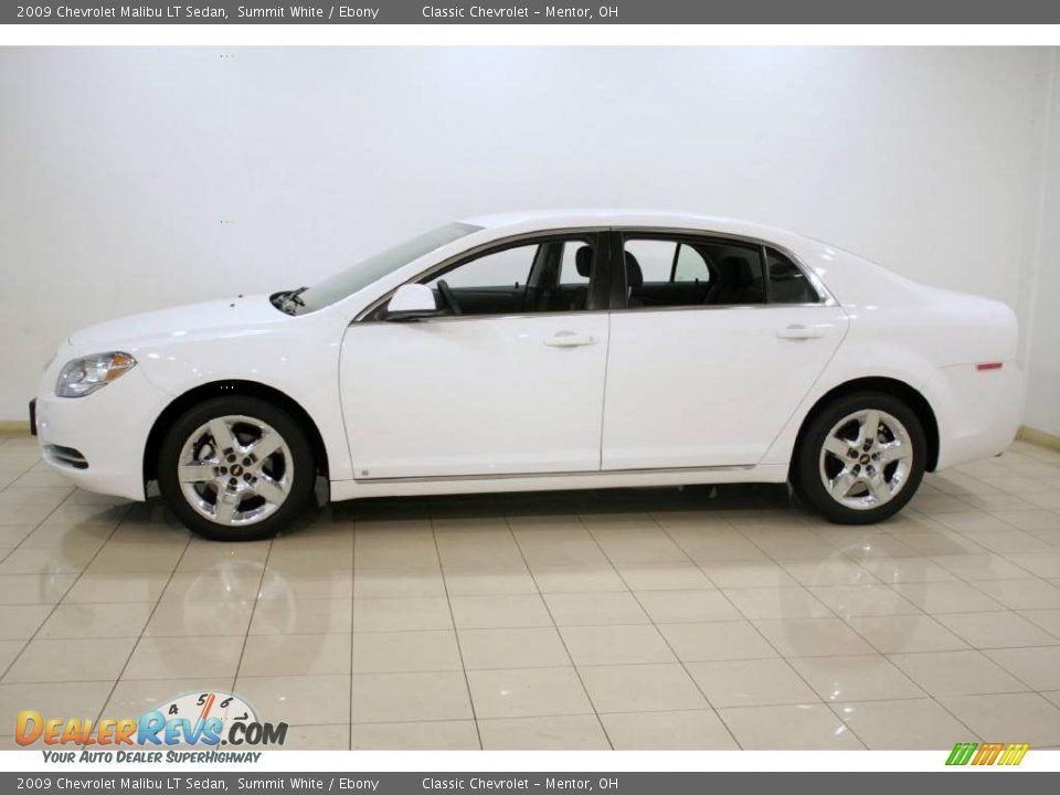 2009 Chevrolet Malibu LT Sedan Summit White / Ebony Photo #4