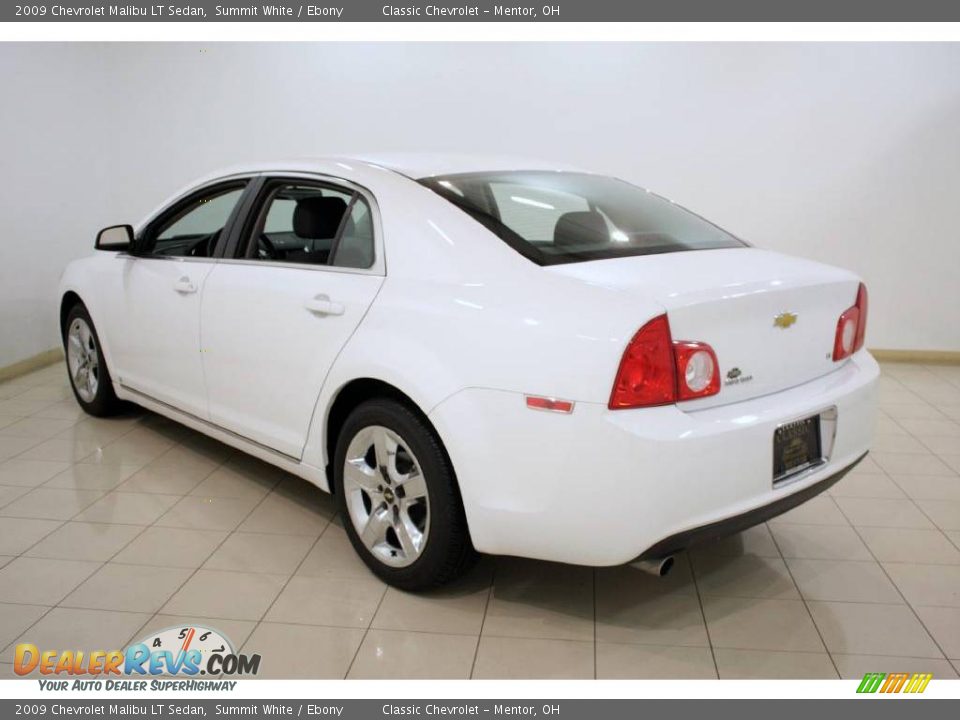 2009 Chevrolet Malibu LT Sedan Summit White / Ebony Photo #5