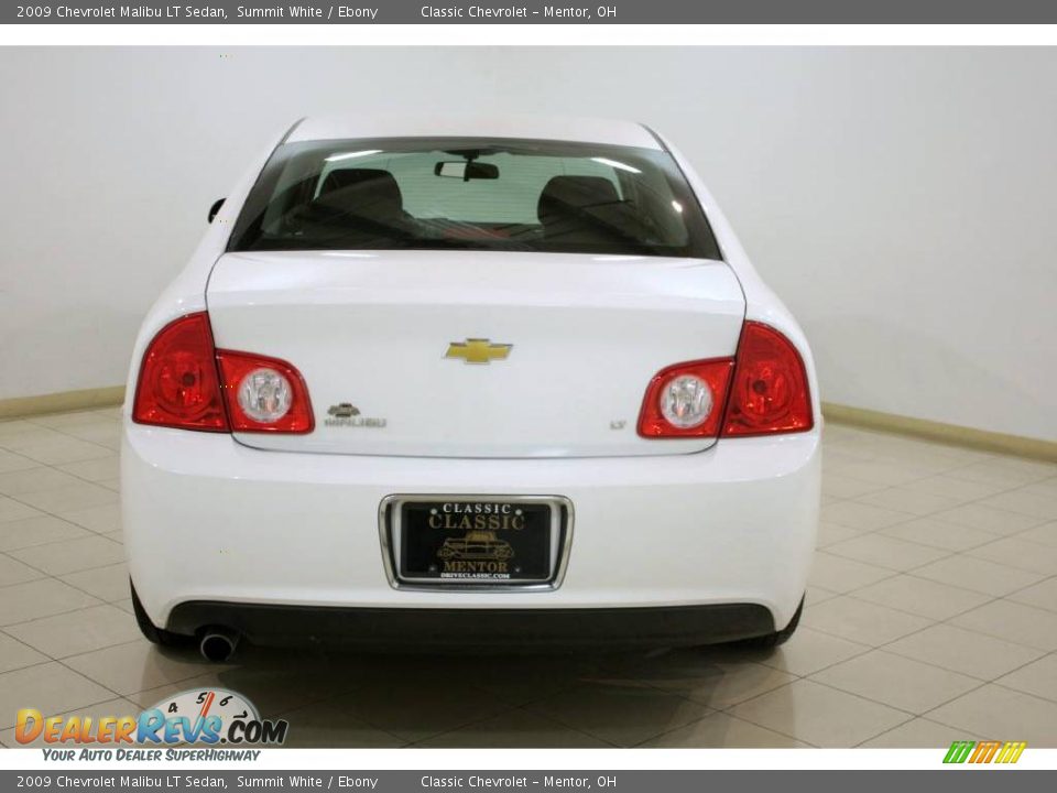 2009 Chevrolet Malibu LT Sedan Summit White / Ebony Photo #6
