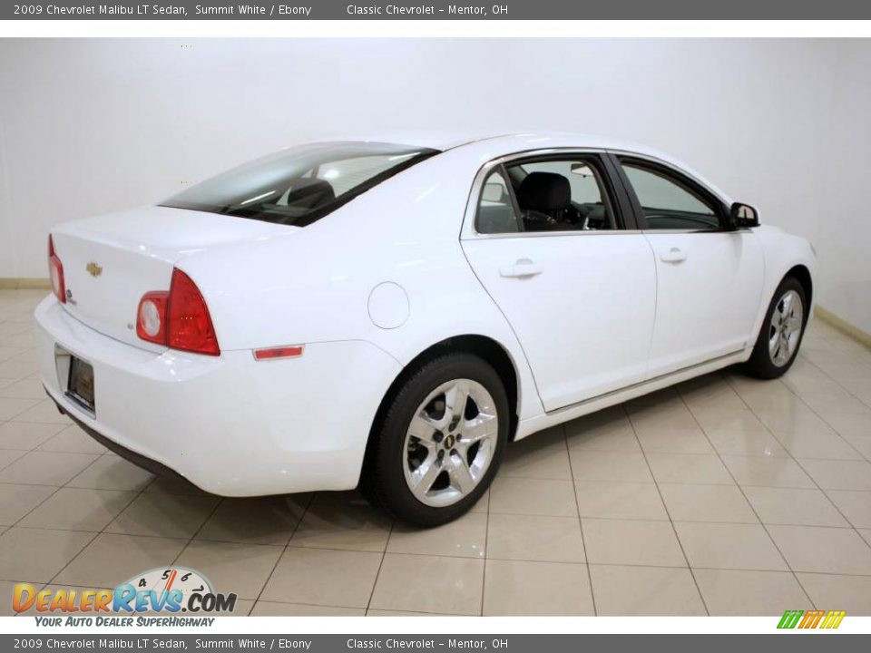 2009 Chevrolet Malibu LT Sedan Summit White / Ebony Photo #7
