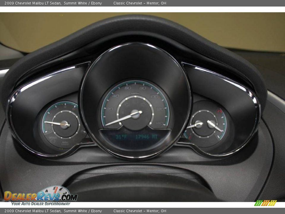 2009 Chevrolet Malibu LT Sedan Summit White / Ebony Photo #11