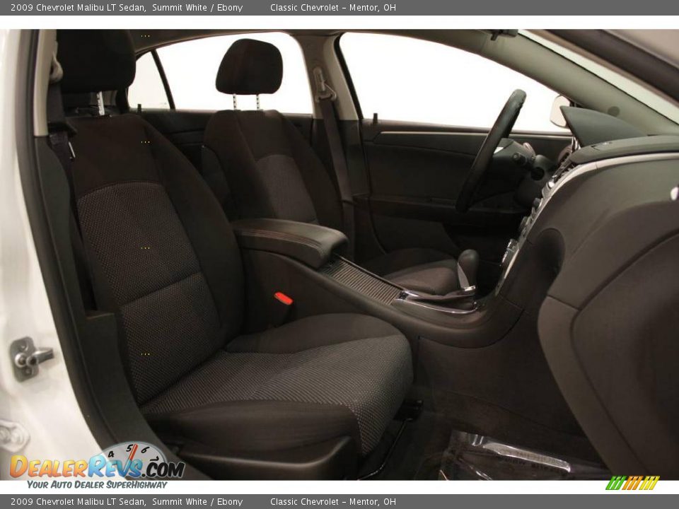 2009 Chevrolet Malibu LT Sedan Summit White / Ebony Photo #14