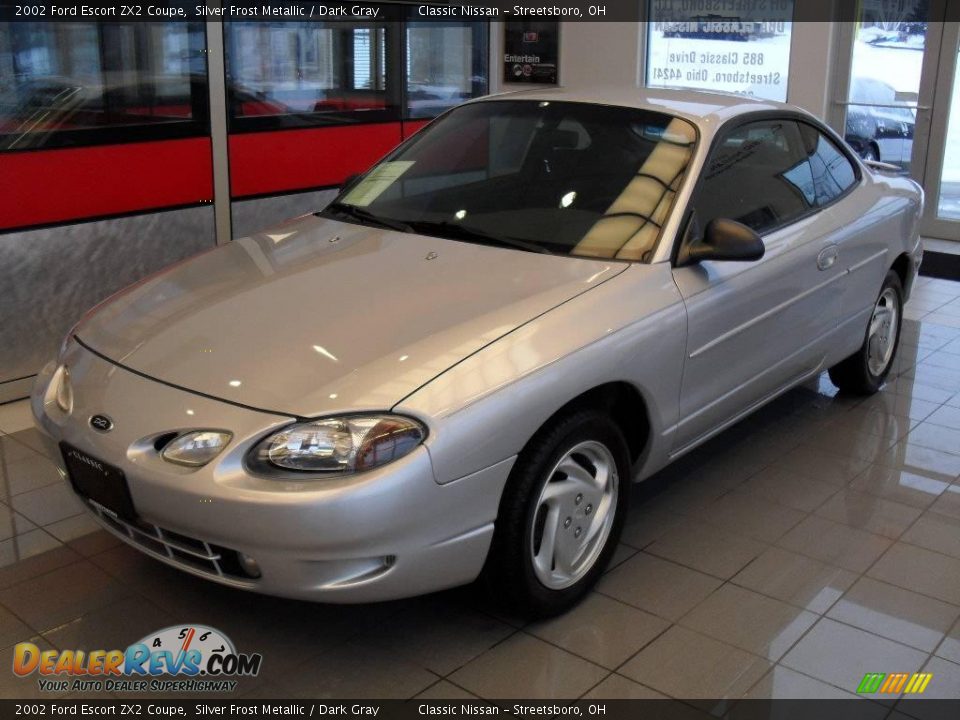 2002 Ford Escort ZX2 Coupe Silver Frost Metallic / Dark Gray Photo #1