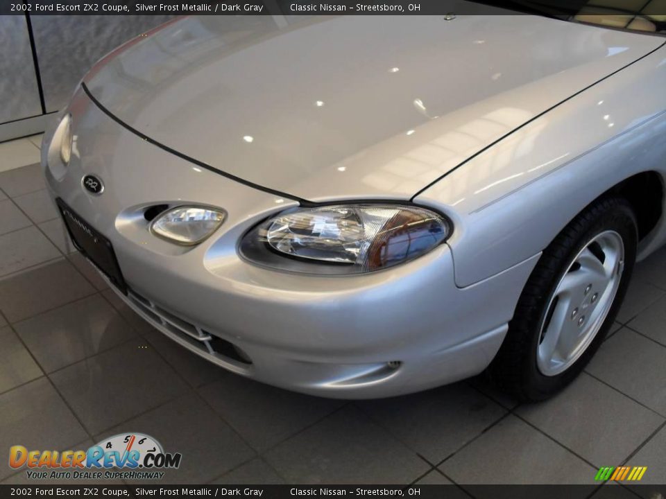2002 Ford Escort ZX2 Coupe Silver Frost Metallic / Dark Gray Photo #7