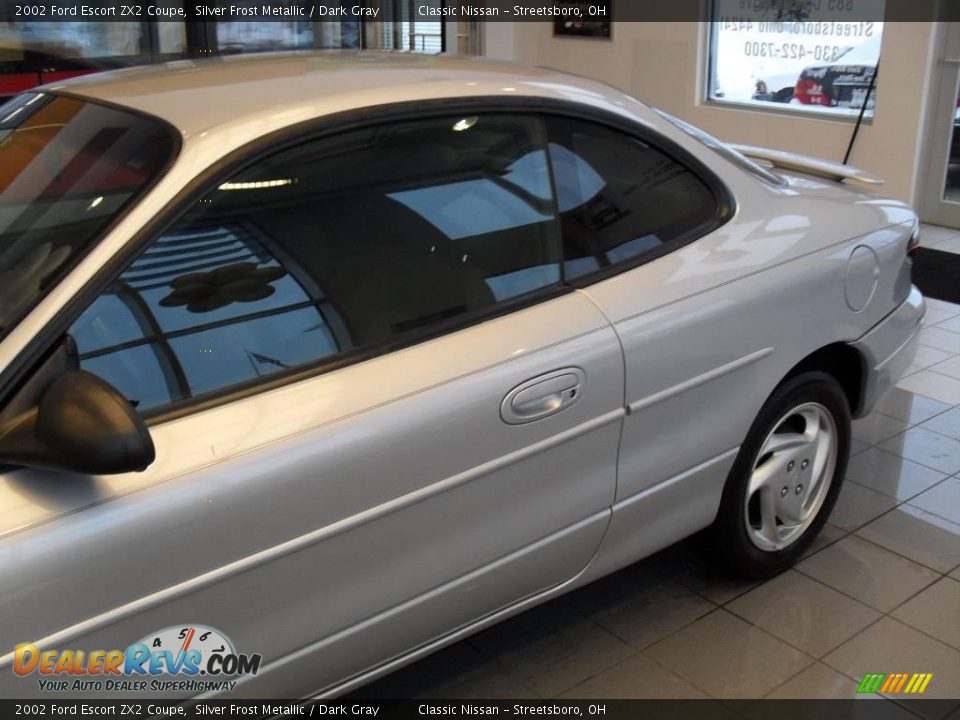 2002 Ford Escort ZX2 Coupe Silver Frost Metallic / Dark Gray Photo #8