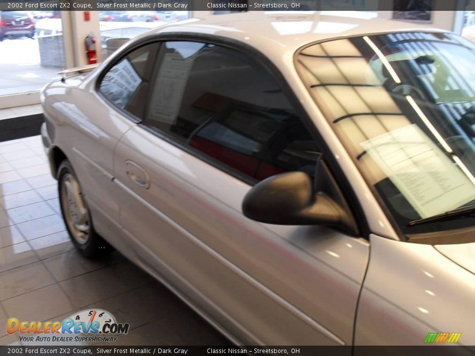 2002 Ford Escort ZX2 Coupe Silver Frost Metallic / Dark Gray Photo #11