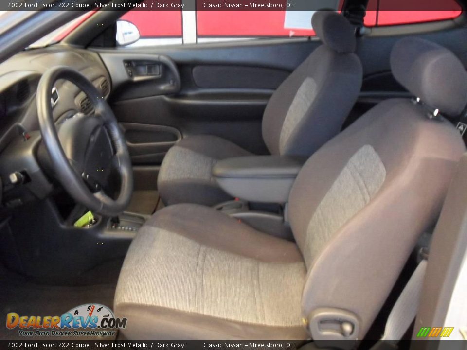 2002 Ford Escort ZX2 Coupe Silver Frost Metallic / Dark Gray Photo #13