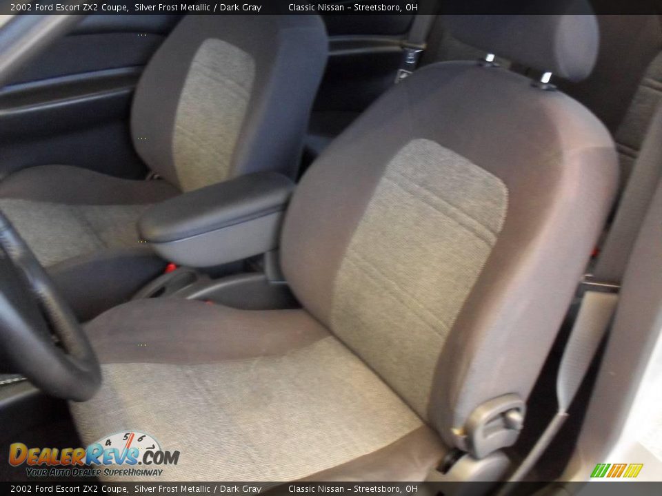 2002 Ford Escort ZX2 Coupe Silver Frost Metallic / Dark Gray Photo #15