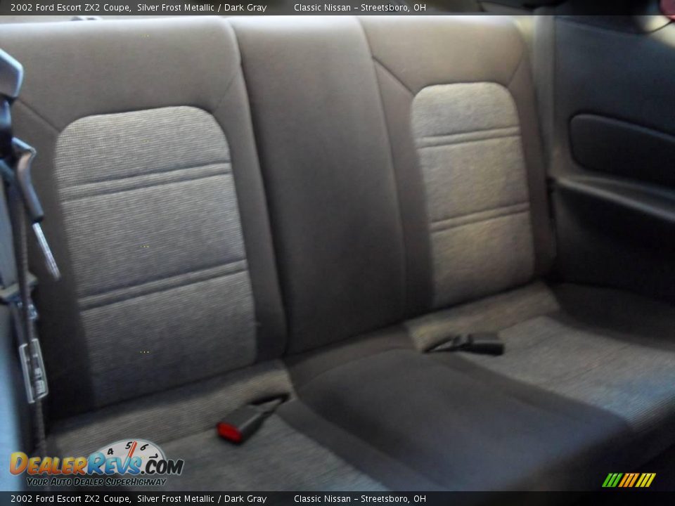 2002 Ford Escort ZX2 Coupe Silver Frost Metallic / Dark Gray Photo #18