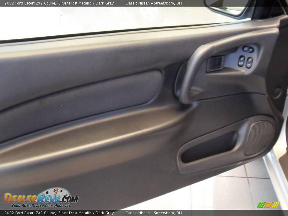 2002 Ford Escort ZX2 Coupe Silver Frost Metallic / Dark Gray Photo #19