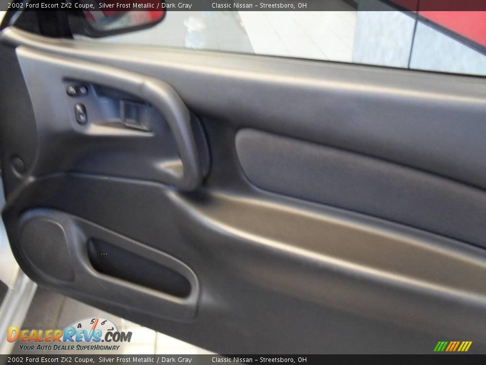 2002 Ford Escort ZX2 Coupe Silver Frost Metallic / Dark Gray Photo #20