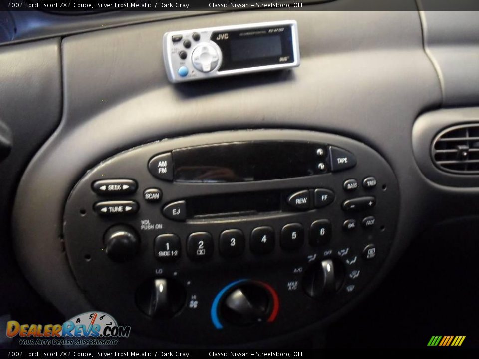 2002 Ford Escort ZX2 Coupe Silver Frost Metallic / Dark Gray Photo #24