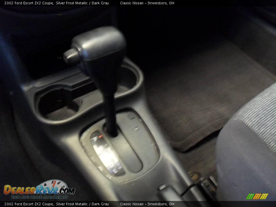 2002 Ford Escort ZX2 Coupe Silver Frost Metallic / Dark Gray Photo #25