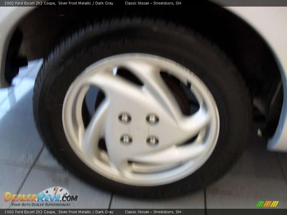 2002 Ford Escort ZX2 Coupe Silver Frost Metallic / Dark Gray Photo #28