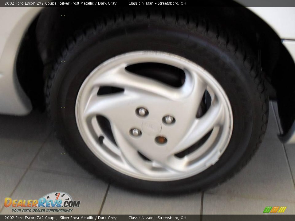 2002 Ford Escort ZX2 Coupe Silver Frost Metallic / Dark Gray Photo #29