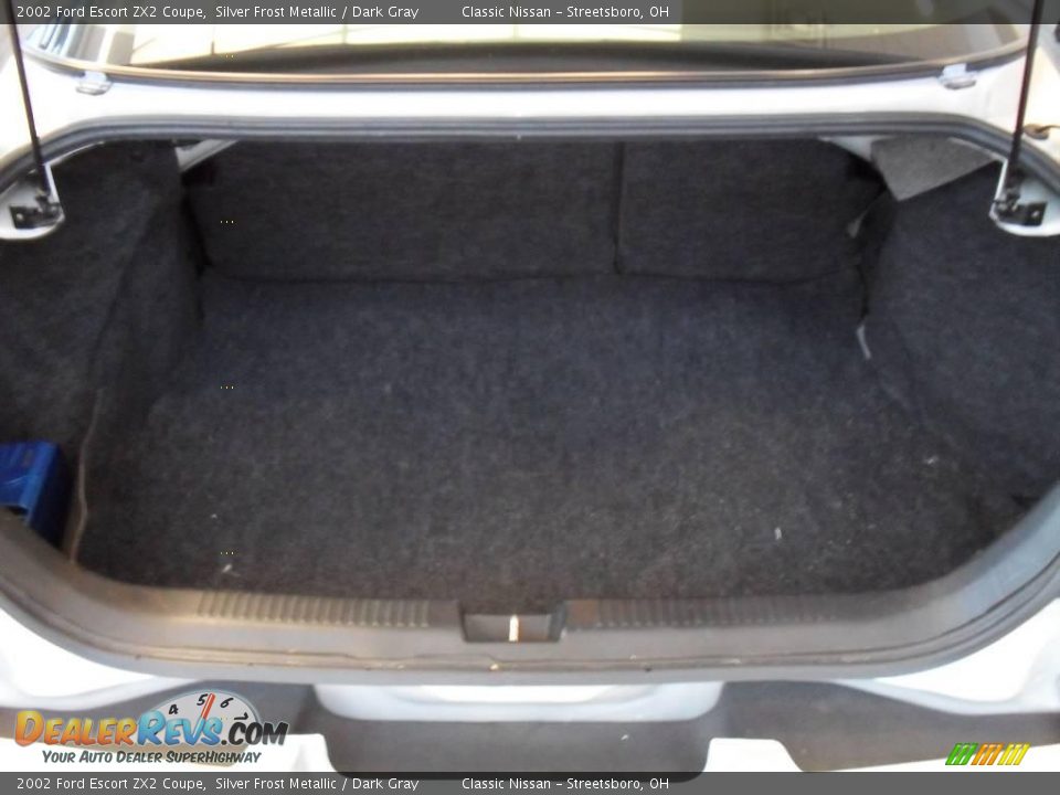 2002 Ford Escort ZX2 Coupe Silver Frost Metallic / Dark Gray Photo #30