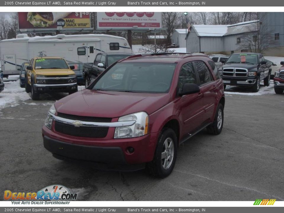 2005 Chevrolet Equinox LT AWD Salsa Red Metallic / Light Gray Photo #2