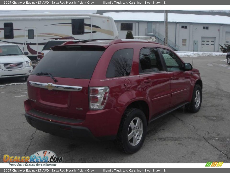 2005 Chevrolet Equinox LT AWD Salsa Red Metallic / Light Gray Photo #5