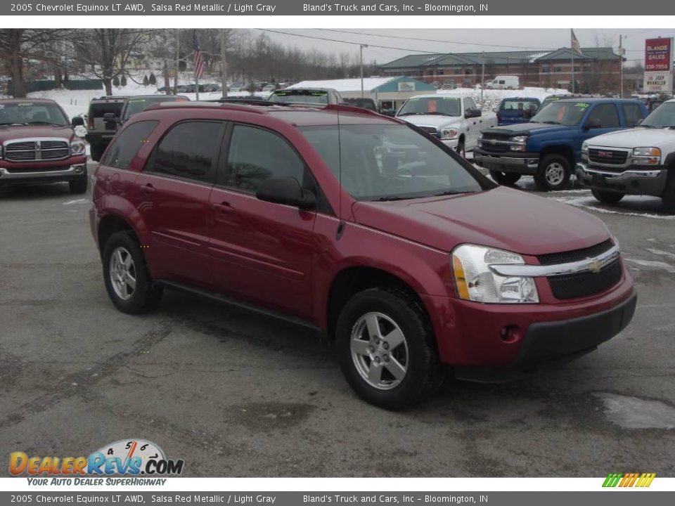 2005 Chevrolet Equinox LT AWD Salsa Red Metallic / Light Gray Photo #6