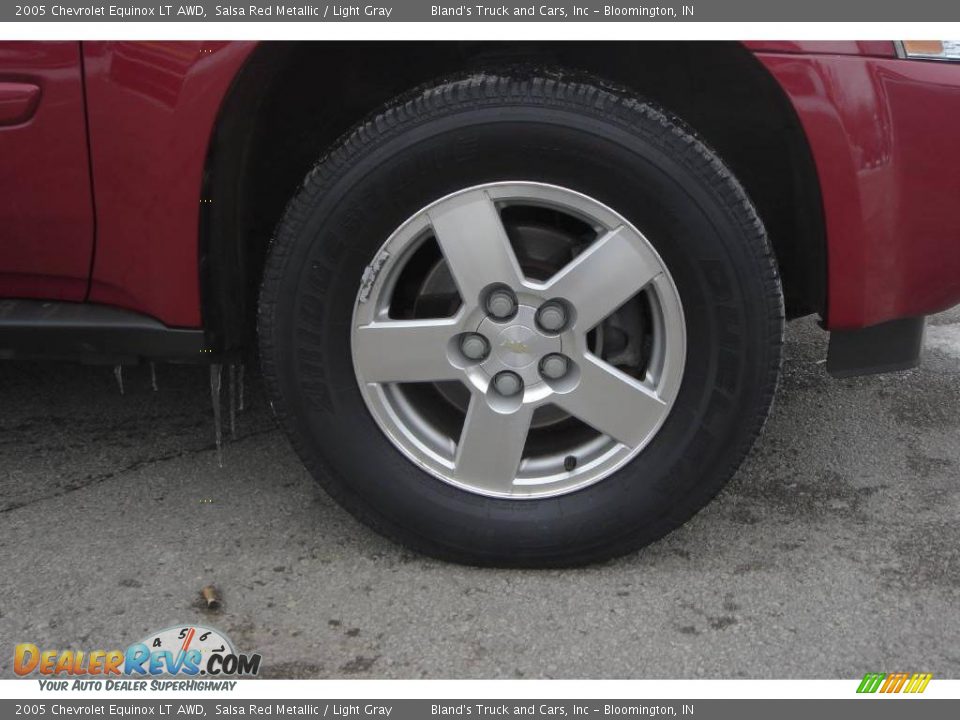 2005 Chevrolet Equinox LT AWD Salsa Red Metallic / Light Gray Photo #7