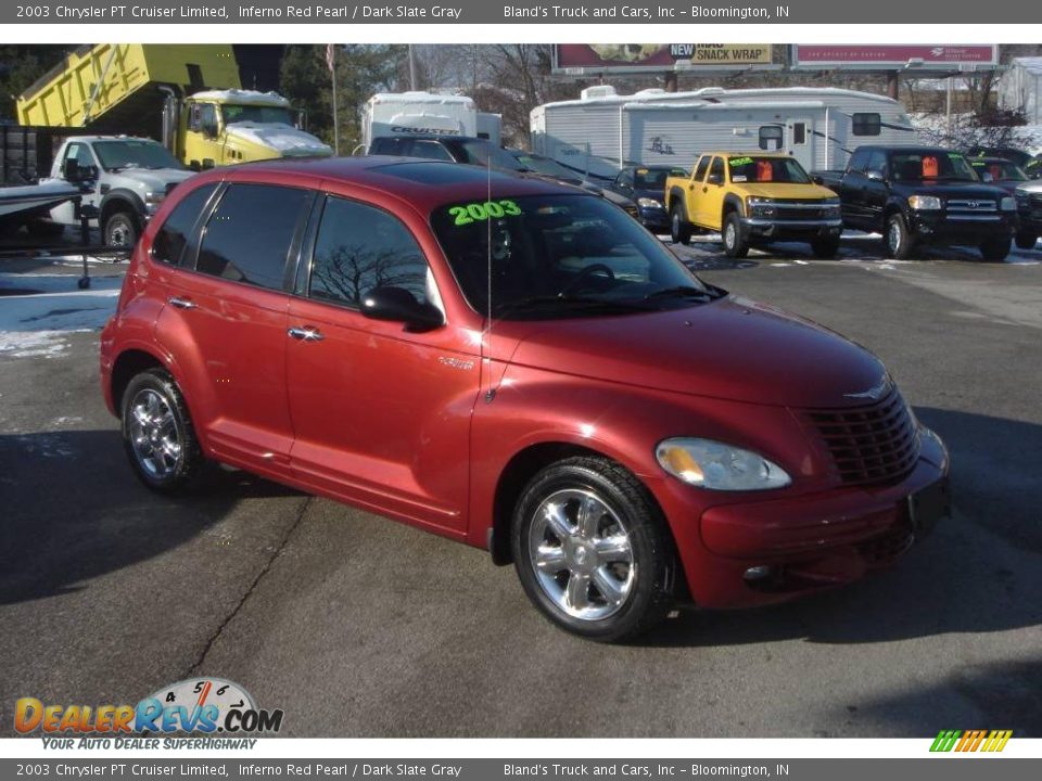 2003 Chrysler PT Cruiser Limited Inferno Red Pearl / Dark Slate Gray Photo #1